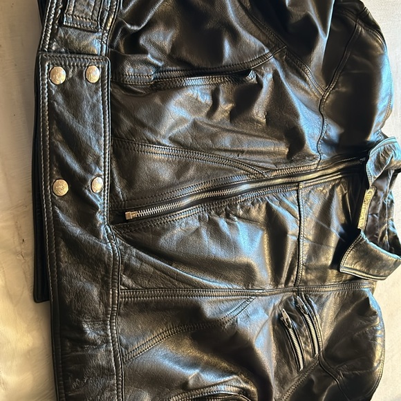 Men’s Leather Cropped Moto jacket in excellent condition - Picture 5 of 6